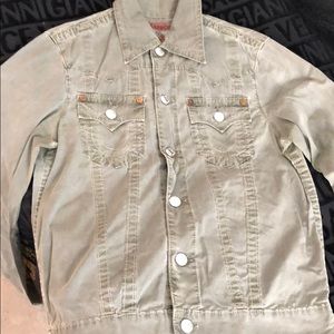 Vintage True Religion Army Green Jacket